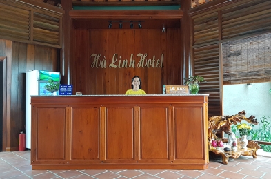 Không gian quầy tiếp tân