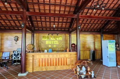 Không gian quầy tiếp tân