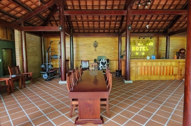 Không gian quầy tiếp tân